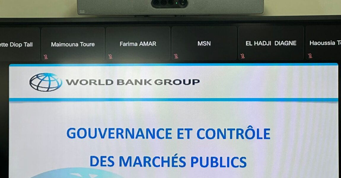 PROFESSIONNALISATION DES ACTEURS DE LA COMMANDE PUBLIQUE : Les félicitations appuyées de la Banque mondiale au Directeur général de l’ARCOP