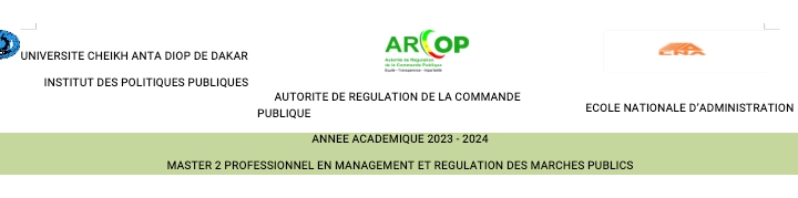 Le Master en Management et Régulation des Marchés publics : Appel à candidature pour l’année académique 2023-2024