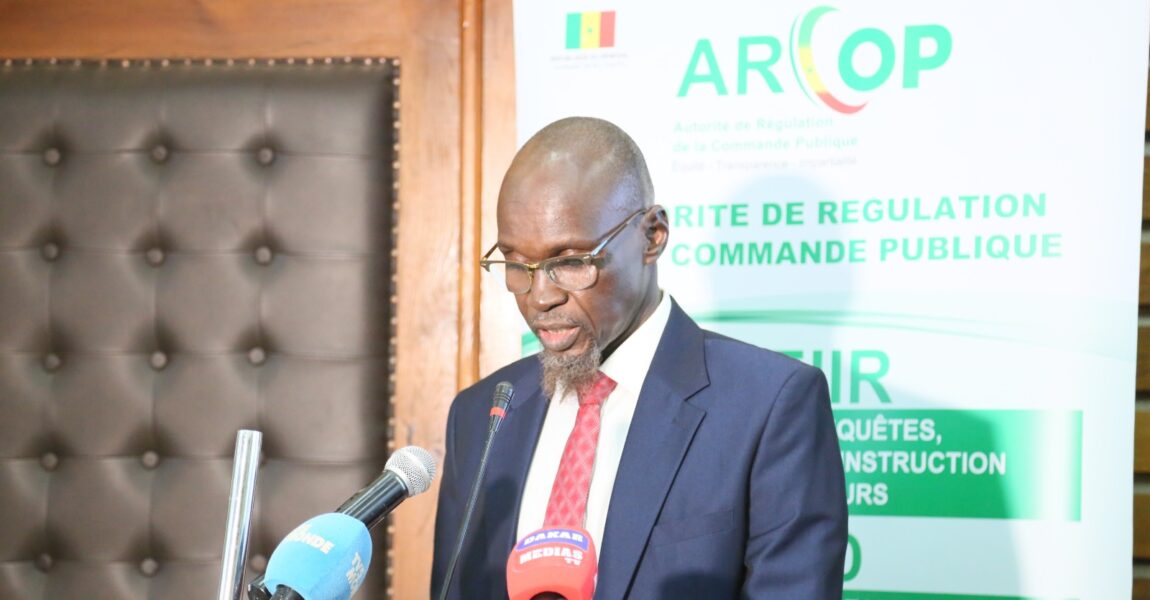 ATELIER INTERNATIONAL SUR LA COMMANDE PUBLIQUE DURABLE : Discours du Directeur général de l’ARCOP, M. Saer NIANG