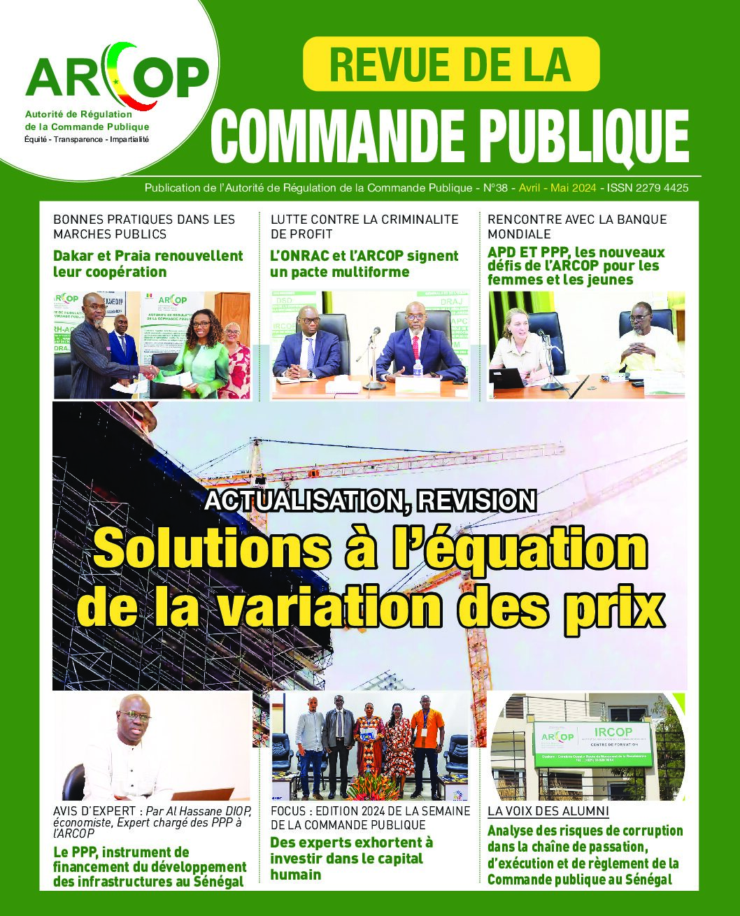 REVUE DE LA COMMANDE PUBLIQUE N°38