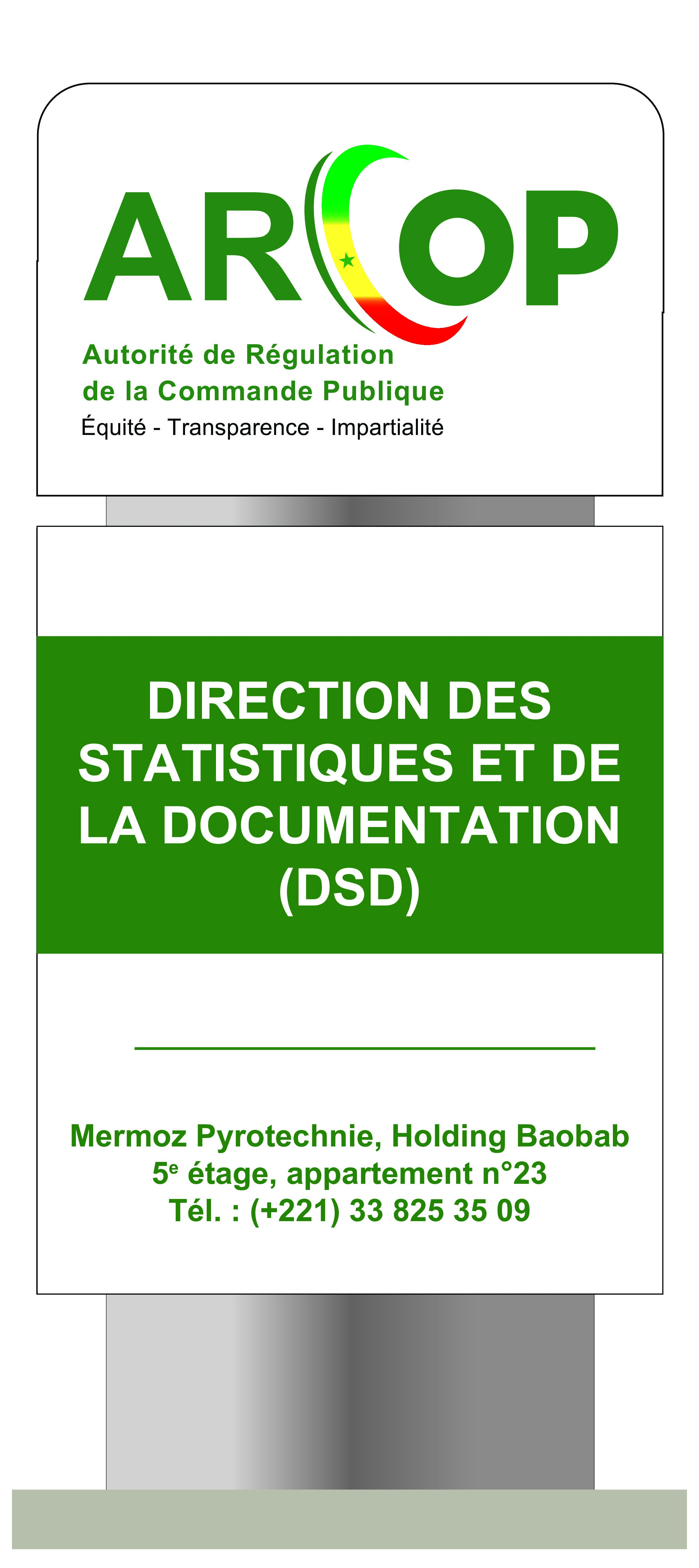 Missions et fonctionnement de la Direction de la statistique et de la documentation DSD de l’ARCOP