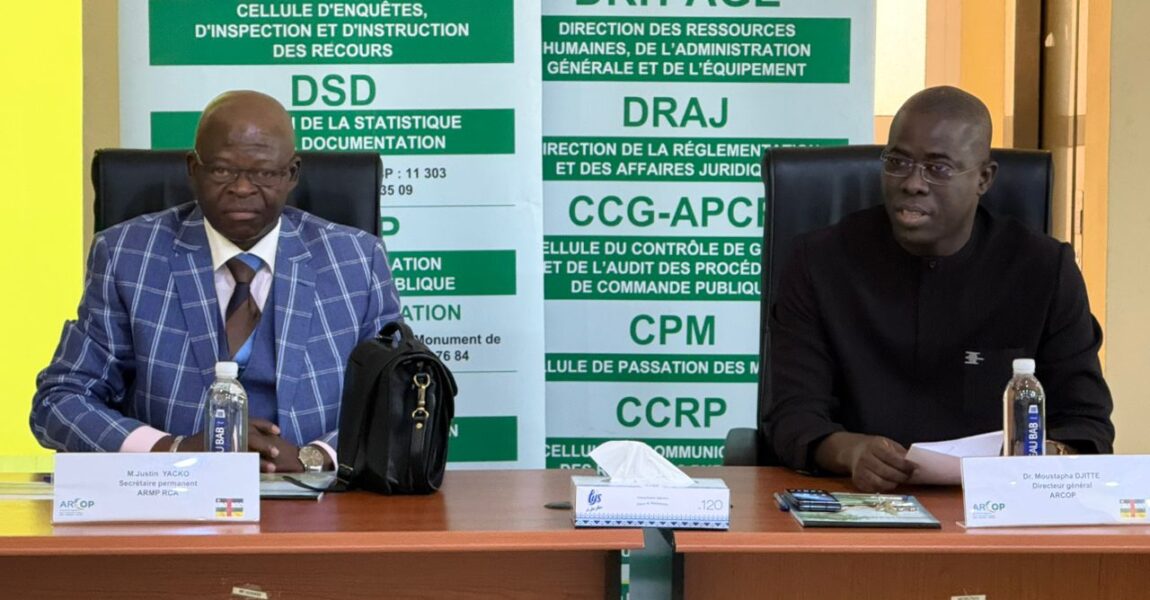 BENCHMARKING : L’ARMP de Centrafrique en visite d’immersion à l’ARCOP