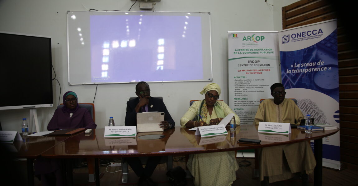 L’ARCOP ET L’ONECCA LANCENT UNE FORMATION CONJOINTE SUR LA COMMANDE PUBLIQUE : Mme GUEYE Ndèye Siga FAYE (point focal ARCOP) met en avant un partenariat axé sur le contrôle et l’audit