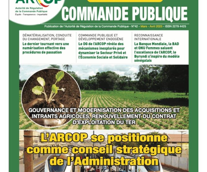 COMMANDE PUBLIQUE : levier Solide et stratégique de transformation économique au Sénégal
