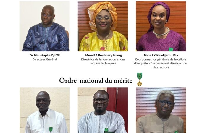 DISTINCTIONS HONORIFIQUES : L’ARCOP célébrée pour son engagement exemplaire au service de l’État