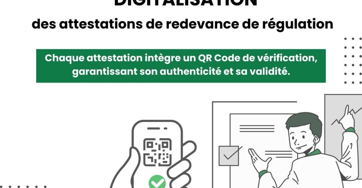 AVANCÉE MAJEURE :L’ARCOP digitalise la délivrance des attestations de redevance de régulation