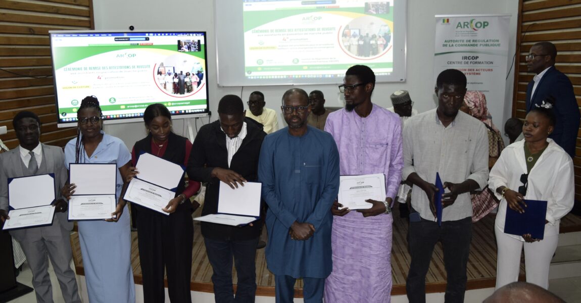 PROGRAMME ASSISTANTS EN MARCHÉS PUBLICS : 246 nouveaux assistants prêts à servir avec rigueur et intégrité