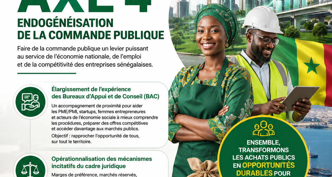 Zoom sur le Renouveau de la Commande Publique – Axe 4 : L’endogénéisation de la commande publique