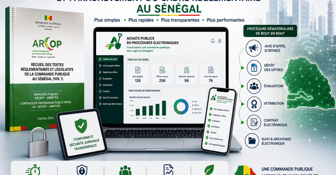 ZOOM SUR……LE RENOUVEAU DE LA COMMANDE PUBLIQUE – AXE 1 : Modernisation des procédures et parachèvement du cadre réglementaire