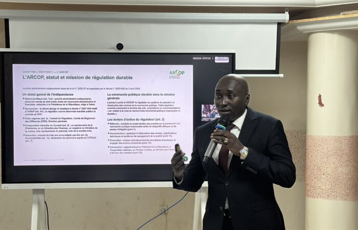 ACHATS PUBLICS DURABLES AU SÉNÉGAL : Un cadre réglementaire établi, des capacités à consolider
